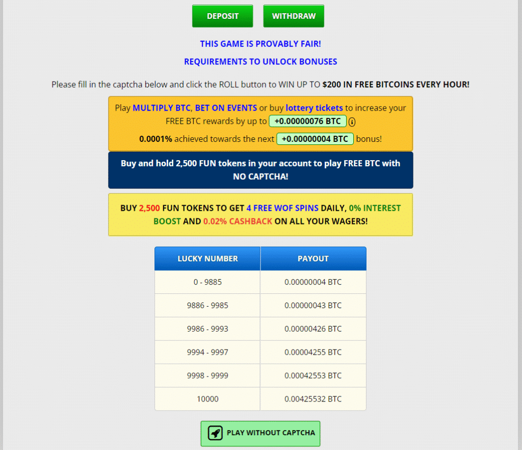 FREE BTC