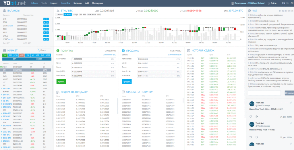 Биржа Йобит