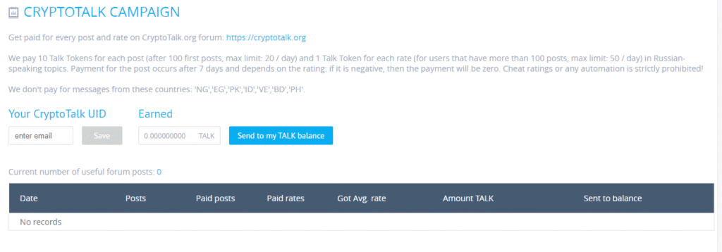 CRYPTOTALK CAMPAIGN